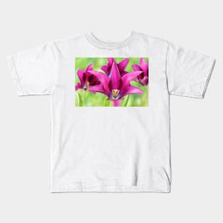 Tulipa  &#39;Burgundy&#39;   Lily-flowered Tulip Kids T-Shirt